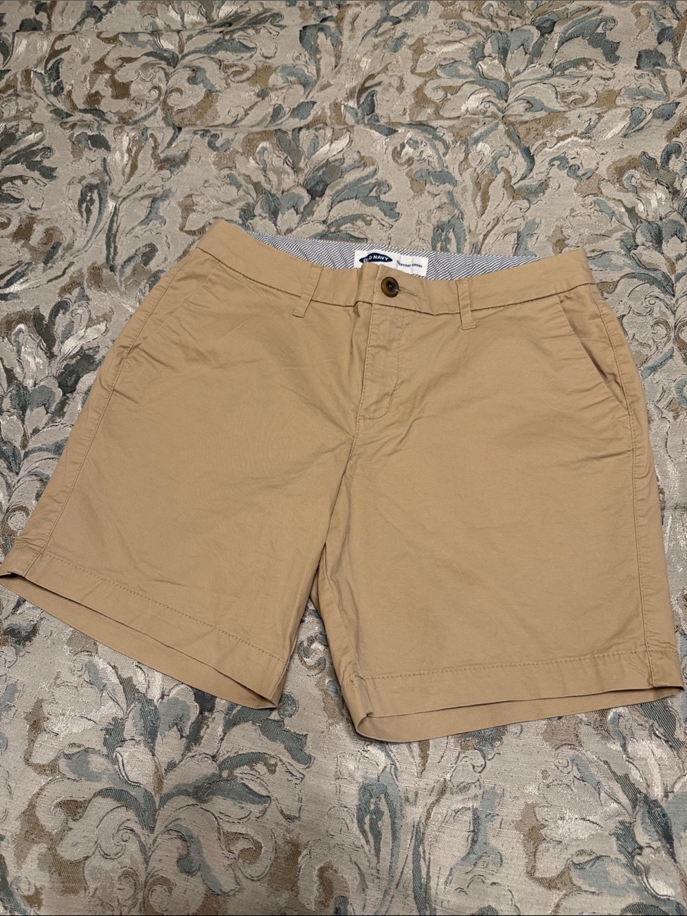 Women’s Flat Front Khaki Shorts - Lightweight Everyday Chino